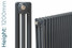 NF3-A-1200-TH - Infinity Anthracite 3 Column Radiator 26 Sections H1200mm X W1220mm NF3-A-1200-TH - Infinity Anthracite 3 Column Radiator 26 Sections H1200mm X W1220mm