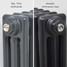 NF3-A-DOUBLE - Infinity Anthracite 3 Column Radiator 3 Sections H2200mm X W162mm NF3-A-DOUBLE - Infinity Anthracite 3 Column Radiator 3 Sections H2200mm X W162mm