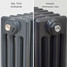 NF4-A-DOUBLE - Infinity Anthracite 4 Column Radiator 17 Sections H550mm X W806mm NF4-A-DOUBLE - Infinity Anthracite 4 Column Radiator 17 Sections H550mm X W806mm