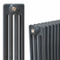 NF4-A-ALT00 - Infinity Anthracite 4 Column Radiator 18 Sections H350mm X W852mm NF4-A-ALT00 - Infinity Anthracite 4 Column Radiator 18 Sections H350mm X W852mm