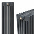 NF6-A-ALT00 - Infinity Anthracite 6 Column Radiator 8 Sections H2800mm X W392mm NF6-A-ALT00 - Infinity Anthracite 6 Column Radiator 8 Sections H2800mm X W392mm