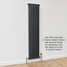 NF6-A-V-LS00 - Infinity Anthracite 6 Column Radiator 27 Sections H1200mm X W1266mm NF6-A-V-LS00 - Infinity Anthracite 6 Column Radiator 27 Sections H1200mm X W1266mm