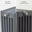 NF6-A-DOUBLE - Infinity Anthracite 6 Column Radiator 15 Sections H2200mm X W714mm NF6-A-DOUBLE - Infinity Anthracite 6 Column Radiator 15 Sections H2200mm X W714mm