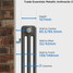 TE3-A-DEPTH - Trade Essentials Metallic Anthracite 3 Column Vertical Radiator H1800 x W300 TE3-A-DEPTH - Trade Essentials Metallic Anthracite 3 Column Vertical Radiator H1800 x W300
