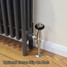 TE3-A-CU02 - Trade Essentials Metallic Anthracite 3 Column Vertical Radiator H1800 x W300 TE3-A-CU02 - Trade Essentials Metallic Anthracite 3 Column Vertical Radiator H1800 x W300