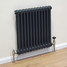 CT2-A-LS00 - Classic Anthracite 2 Column Radiator H500 X W582 CT2-A-LS00 - Classic Anthracite 2 Column Radiator H500 X W582