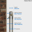 CT2-R-DEPTH - Classic Raw 2 Column Vertical Radiator H1800mm x W300mm CT2-R-DEPTH - Classic Raw 2 Column Vertical Radiator H1800mm x W300mm