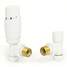 M-TRV-050-AG-W - Duran Modern TRV Angled White Thermostatic Radiator Valves M-TRV-050-AG-W - Duran Modern TRV Angled White Thermostatic Radiator Valves