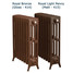 CI-RG-4-D-14-15 - Royal Georgian 4 Column Cast Iron Radiator H660mm x W746mm CI-RG-4-D-14-15 - Royal Georgian 4 Column Cast Iron Radiator H660mm x W746mm