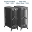 CI-RG-6-D-10-11 - Royal Georgian 6 Column Cast Iron Radiator H485mm x W386mm CI-RG-6-D-10-11 - Royal Georgian 6 Column Cast Iron Radiator H485mm x W386mm