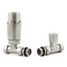 M-TRV-051-ST-SN - Duran Modern TRV Straight Brushed Satin Nickel Thermostatic Radiator Valves with Sleeves M-TRV-051-ST-SN - Duran Modern TRV Straight Brushed Satin Nickel Thermostatic Radiator Valves with Sleeves