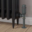 M-TRV-050-AG-GG-PIP-LS02 - Duran Modern TRV Angled Gunboat Grey Thermostatic Radiator Valves with Sleeves M-TRV-050-AG-GG-PIP-LS02 - Duran Modern TRV Angled Gunboat Grey Thermostatic Radiator Valves with Sleeves