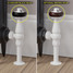 T-TRV-019-AG-W-BROWN-HEAD-COMP - Eastbury Traditional Manual Angled White Radiator Valves With Sleeves T-TRV-019-AG-W-BROWN-HEAD-COMP - Eastbury Traditional Manual Angled White Radiator Valves With Sleeves