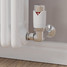 M-TRV-073-CR-W-CU00 - Ramone Modern TRV Corner White Thermostatic Radiator Valves with Sleeves M-TRV-073-CR-W-CU00 - Ramone Modern TRV Corner White Thermostatic Radiator Valves with Sleeves