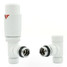 M-TRV-071-AG-WW - Ramone Modern TRV Angled All White Thermostatic Radiator Valves M-TRV-071-AG-WW - Ramone Modern TRV Angled All White Thermostatic Radiator Valves