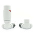 M-TRV-073-CR-WW-ALT00 - Ramone Modern Corner TRV All White Thermostatic Radiator Valves With Sleeves M-TRV-073-CR-WW-ALT00 - Ramone Modern Corner TRV All White Thermostatic Radiator Valves With Sleeves