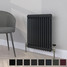 CT2-C-600-BLACK-TH - Classic Black 2 Column Radiator H600mm x W622mm CT2-C-600-BLACK-TH - Classic Black 2 Column Radiator H600mm x W622mm