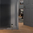 CT3-C-1800-BLACK-GREY-LS01 - Classic Black 3 Column Vertical Radiator H1800mm x W300mm CT3-C-1800-BLACK-GREY-LS01 - Classic Black 3 Column Vertical Radiator H1800mm x W300mm