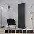 CT3-C-1800-BLACK-TH - Classic Black 3 Column Vertical Radiator H1800mm x W300mm CT3-C-1800-BLACK-TH - Classic Black 3 Column Vertical Radiator H1800mm x W300mm