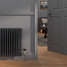 CT3-C-500-BLACK-GREY-LS01 - Classic Black 3 Column Radiator H500mm x W622mm CT3-C-500-BLACK-GREY-LS01 - Classic Black 3 Column Radiator H500mm x W622mm