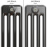 CT4-C-COLOUR-SWATCH-BLACK-008 - Classic Black 4 Column Radiator H600mm x W622mm CT4-C-COLOUR-SWATCH-BLACK-008 - Classic Black 4 Column Radiator H600mm x W622mm