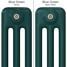 CT3-C-COLOUR-SWATCH-GREEN-002 - Classic Green 3 Column Radiator H500mm x W1404mm CT3-C-COLOUR-SWATCH-GREEN-002 - Classic Green 3 Column Radiator H500mm x W1404mm