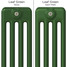 CT4-C-COLOUR-SWATCH-GREEN-001 - Classic Green 4 Column Radiator H400mm x W1220mm CT4-C-COLOUR-SWATCH-GREEN-001 - Classic Green 4 Column Radiator H400mm x W1220mm