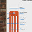 CT4-C-DEPTH - Classic Grey 4 Column Radiator H300mm x W1404mm CT4-C-DEPTH - Classic Grey 4 Column Radiator H300mm x W1404mm