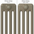 CT4-C-COLOUR-SWATCH-GREY-002 - Classic Grey 4 Column Radiator H500mm x W622mm CT4-C-COLOUR-SWATCH-GREY-002 - Classic Grey 4 Column Radiator H500mm x W622mm