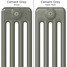 CT4-C-COLOUR-SWATCH-GREY-006 - Classic Grey 4 Column Radiator H500mm x W622mm CT4-C-COLOUR-SWATCH-GREY-006 - Classic Grey 4 Column Radiator H500mm x W622mm