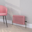 CT3-C-300-LIGHT-PINK-LS00 - Classic Pink 3 Column Radiator H300mm x W990mm CT3-C-300-LIGHT-PINK-LS00 - Classic Pink 3 Column Radiator H300mm x W990mm