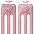 CT3-C-COLOUR-SWATCH-PINK-003 - Classic Pink 3 Column Radiator H300mm x W990mm CT3-C-COLOUR-SWATCH-PINK-003 - Classic Pink 3 Column Radiator H300mm x W990mm