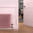 CT4-C-500-LIGHT-PINK-LS01 - Classic Pink 4 Column Radiator H500mm x W1404mm CT4-C-500-LIGHT-PINK-LS01 - Classic Pink 4 Column Radiator H500mm x W1404mm