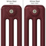 CT3-C-COLOUR-SWATCH-RED-003 - Classic Red 3 Column Radiator H750mm x W806mm CT3-C-COLOUR-SWATCH-RED-003 - Classic Red 3 Column Radiator H750mm x W806mm
