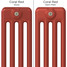 CT4-C-COLOUR-SWATCH-RED-007 - Classic Red 4 Column Radiator H500mm x W806mm CT4-C-COLOUR-SWATCH-RED-007 - Classic Red 4 Column Radiator H500mm x W806mm