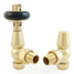 T-TRV-019-AG-UB-ALT00 - Flatford Traditional TRV Angled Unlacquered Brass Thermostatic Radiator Valves T-TRV-019-AG-UB-ALT00 - Flatford Traditional TRV Angled Unlacquered Brass Thermostatic Radiator Valves