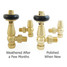 T-TRV-019-AG-UB-ALT05 - Flatford Traditional TRV Angled Unlacquered Brass Thermostatic Radiator Valves T-TRV-019-AG-UB-ALT05 - Flatford Traditional TRV Angled Unlacquered Brass Thermostatic Radiator Valves