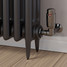 M-TRV-003-CR-BL-PIP-LS02 - Ramone Modern TRV Corner Black Nickel Thermostatic Radiator Valves with Sleeves M-TRV-003-CR-BL-PIP-LS02 - Ramone Modern TRV Corner Black Nickel Thermostatic Radiator Valves with Sleeves