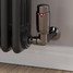 M-TRV-003-CR-BL-CU00 - Ramone Modern TRV Corner Black Nickel Thermostatic Radiator Valves with Sleeves M-TRV-003-CR-BL-CU00 - Ramone Modern TRV Corner Black Nickel Thermostatic Radiator Valves with Sleeves