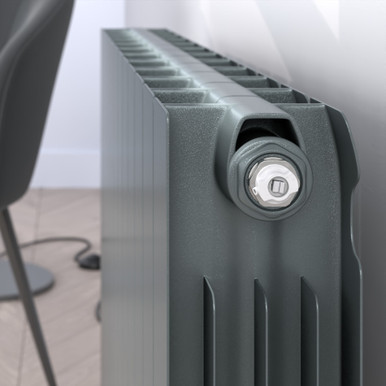 Trade Essentials Aluminium Double Panel Volcanic Radiator H557mm X W1140mm