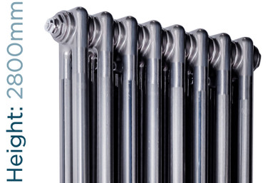 Infinity Raw 2 Column Radiator 21 Sections H2800mm X W990mm