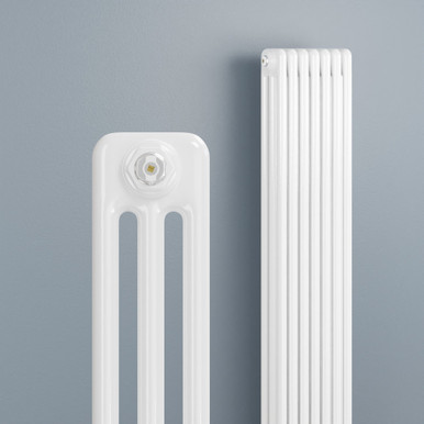 Infinity White 3 Column Radiator 7 Sections H2800mm X W346mm