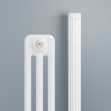 Infinity White 3 Column Radiator 3 Sections H3000mm X W162mm