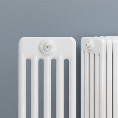 Infinity White 5 Column Radiator 24 Sections H750mm X W1128mm