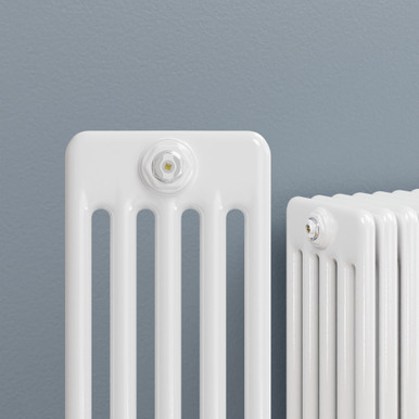 Infinity White 5 Column Radiator 10 Sections H600mm X W484mm