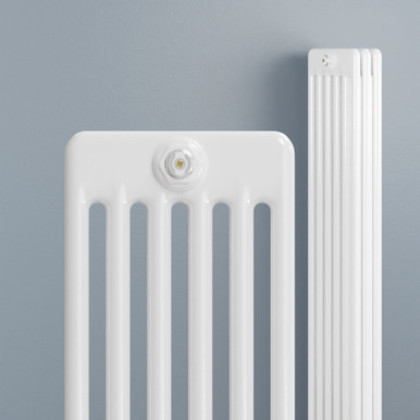 Delta 6 Column Radiator Infinity White 6 Column Radiator 3 Sections H2200mm X W162mm