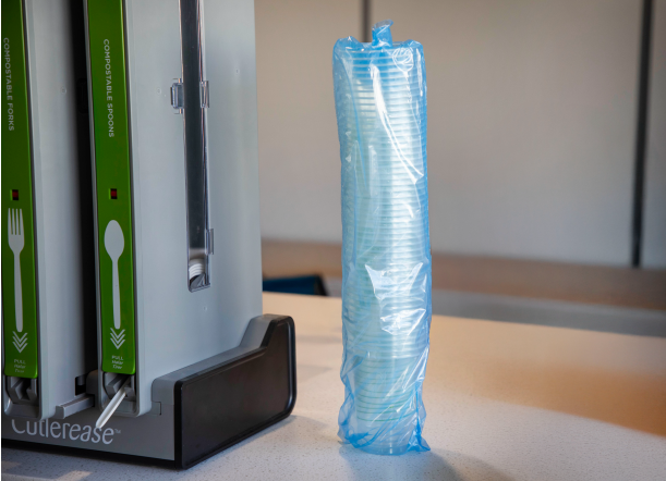 Blue-Tinted Cold Cup Sleeves