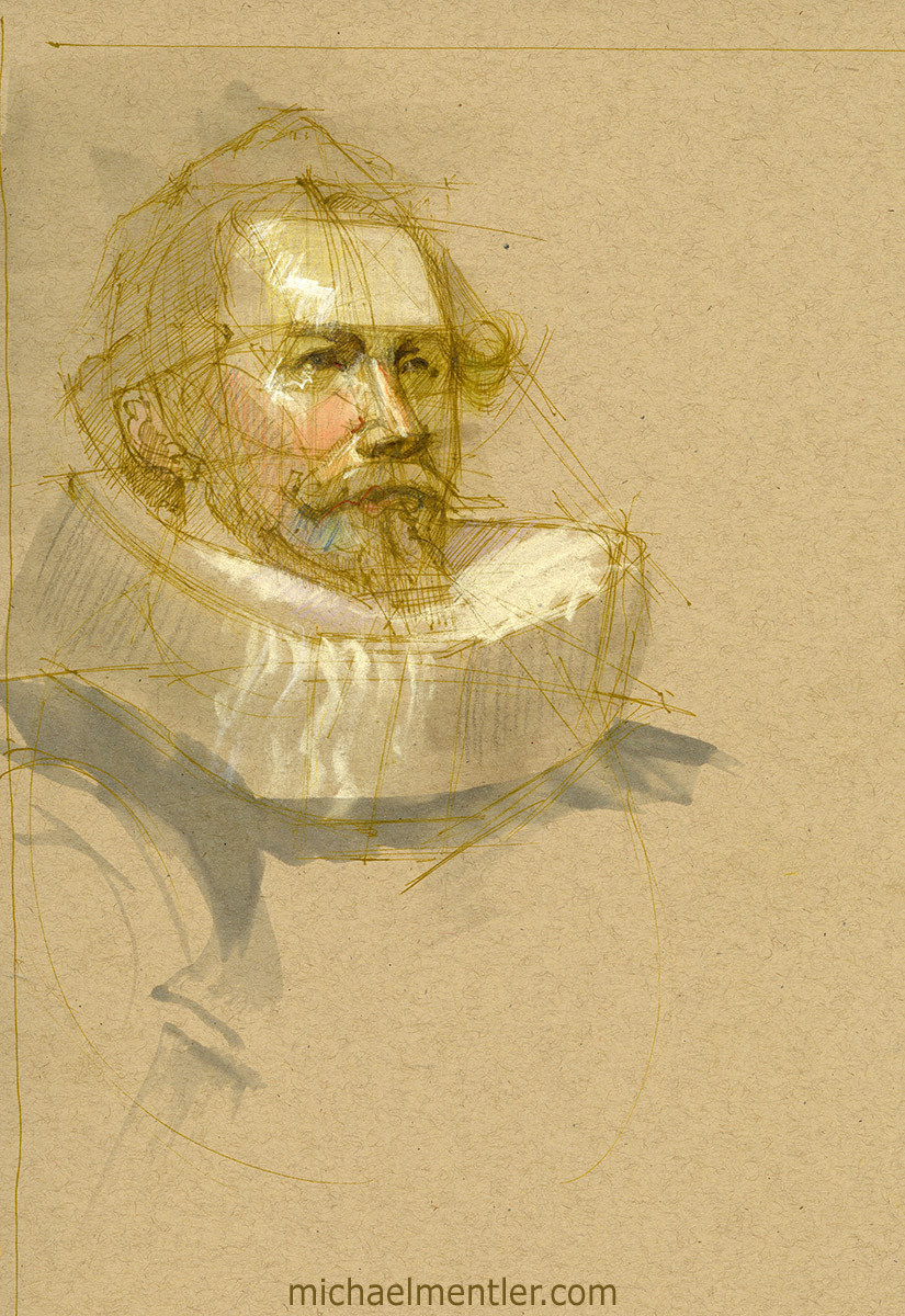 原画　Harold Mcnail　スケッチ Sketchbook Journals XCIX by Michael Mentler, Original Artwork