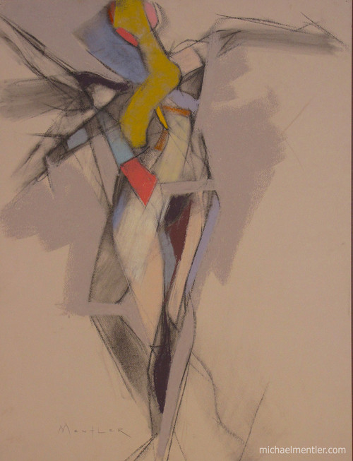 Figura LIII by Michael Mentler
25 in by 18 in, Pastel and Conté on Canson Mi-Teintes