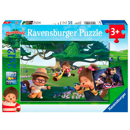 Monchhichi Puzle 2 x 12 piezas